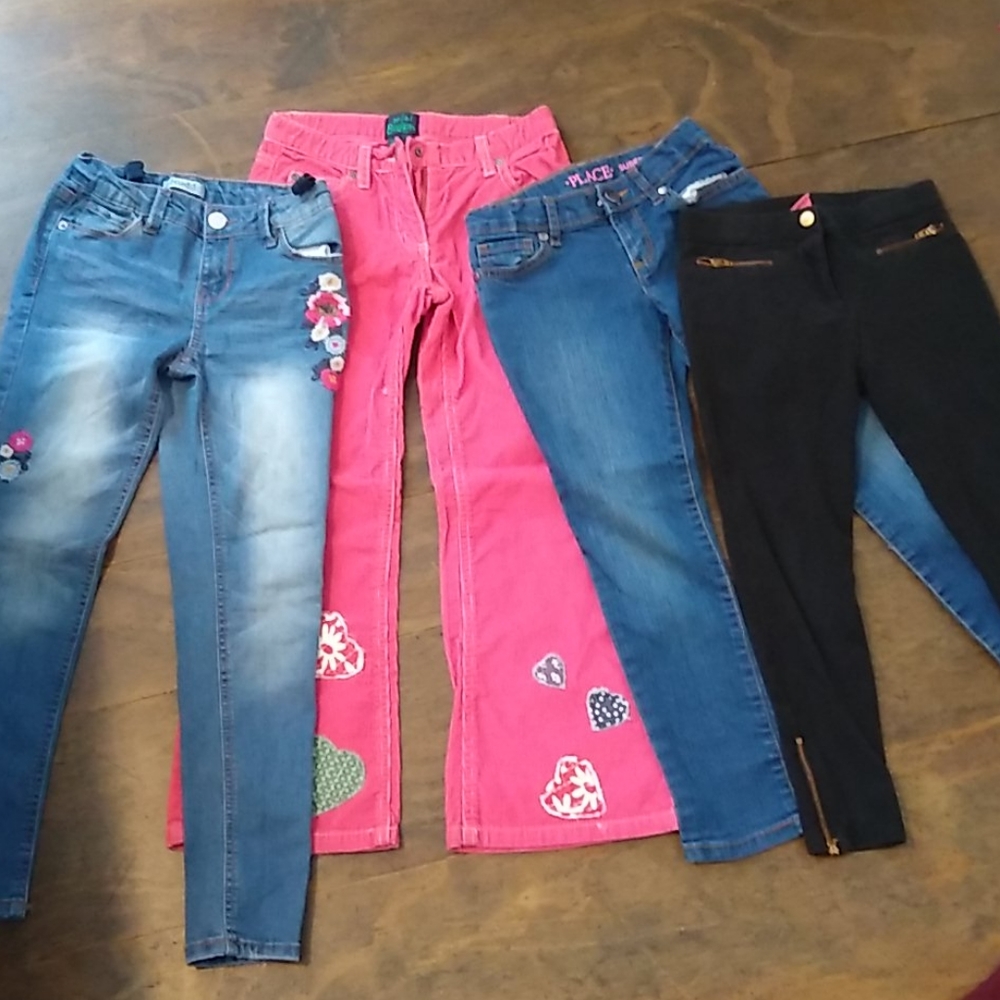 Girls pants bundle of 4